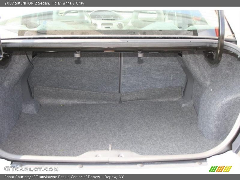 Polar White / Gray 2007 Saturn ION 2 Sedan