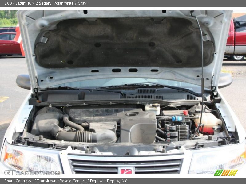 Polar White / Gray 2007 Saturn ION 2 Sedan