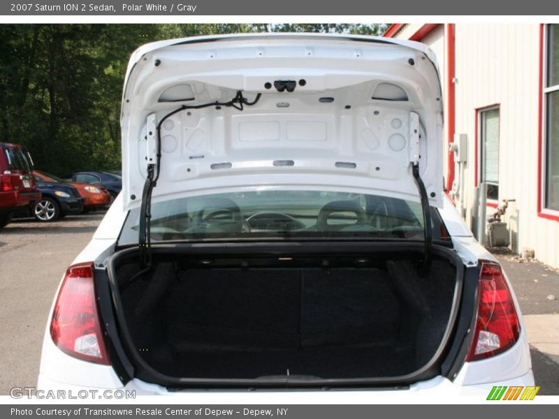Polar White / Gray 2007 Saturn ION 2 Sedan
