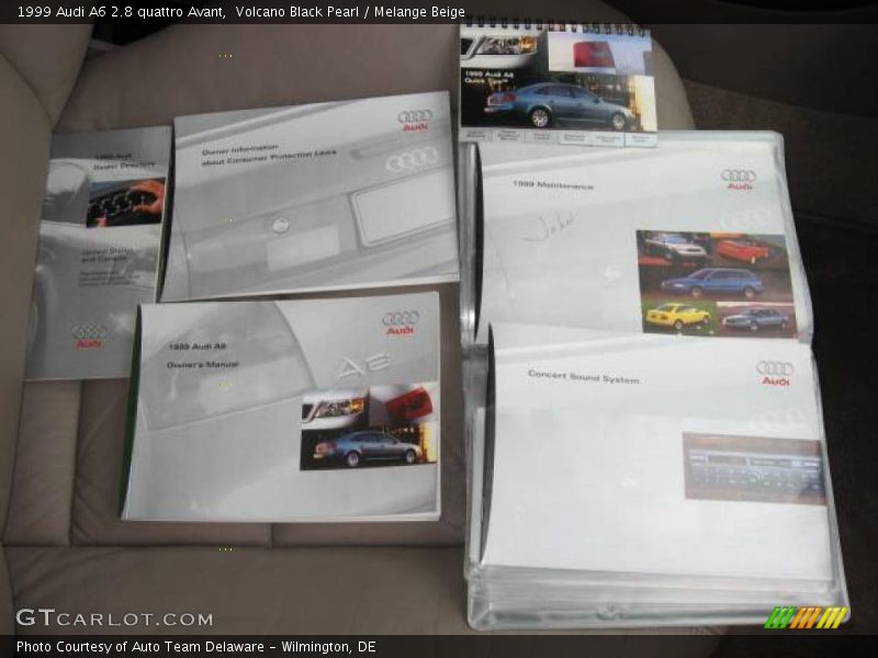 Volcano Black Pearl / Melange Beige 1999 Audi A6 2.8 quattro Avant