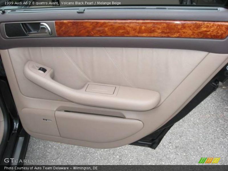 Volcano Black Pearl / Melange Beige 1999 Audi A6 2.8 quattro Avant
