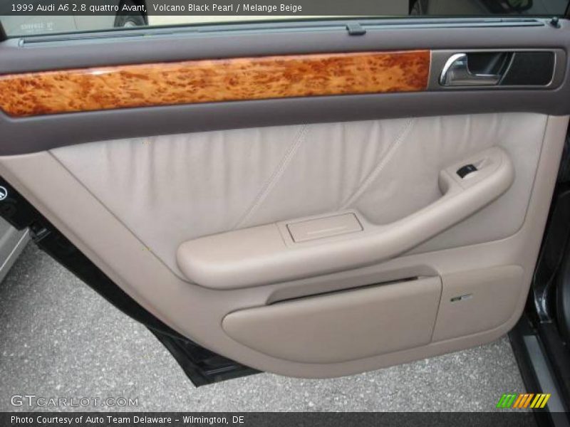 Volcano Black Pearl / Melange Beige 1999 Audi A6 2.8 quattro Avant