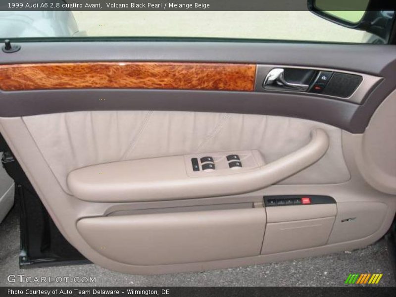 Volcano Black Pearl / Melange Beige 1999 Audi A6 2.8 quattro Avant