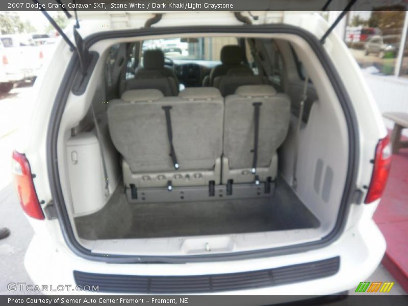 Stone White / Dark Khaki/Light Graystone 2007 Dodge Grand Caravan SXT