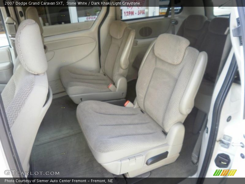 Stone White / Dark Khaki/Light Graystone 2007 Dodge Grand Caravan SXT