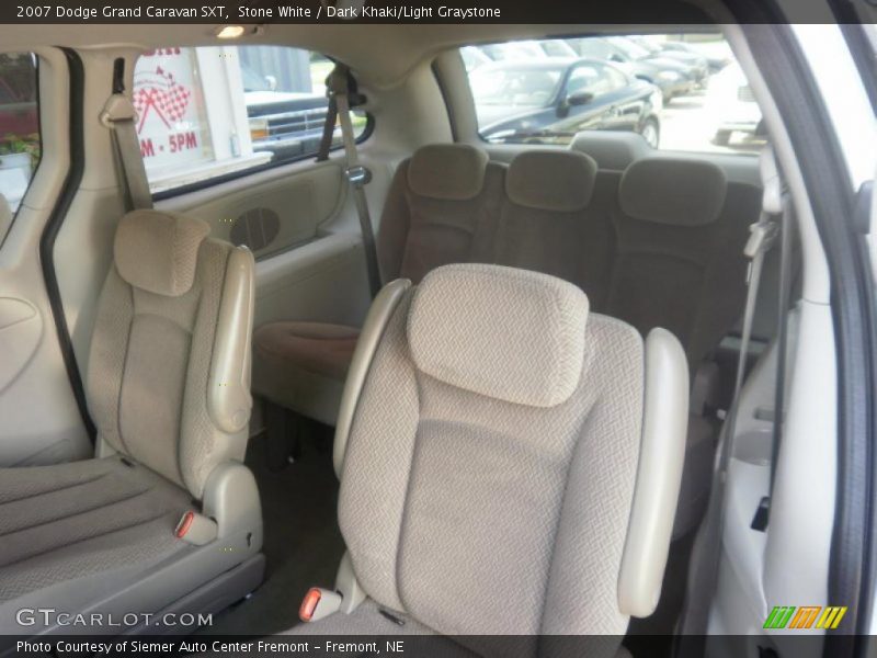 Stone White / Dark Khaki/Light Graystone 2007 Dodge Grand Caravan SXT