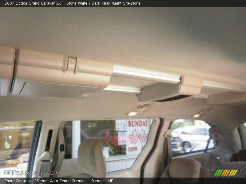 Stone White / Dark Khaki/Light Graystone 2007 Dodge Grand Caravan SXT