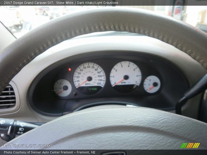 Stone White / Dark Khaki/Light Graystone 2007 Dodge Grand Caravan SXT