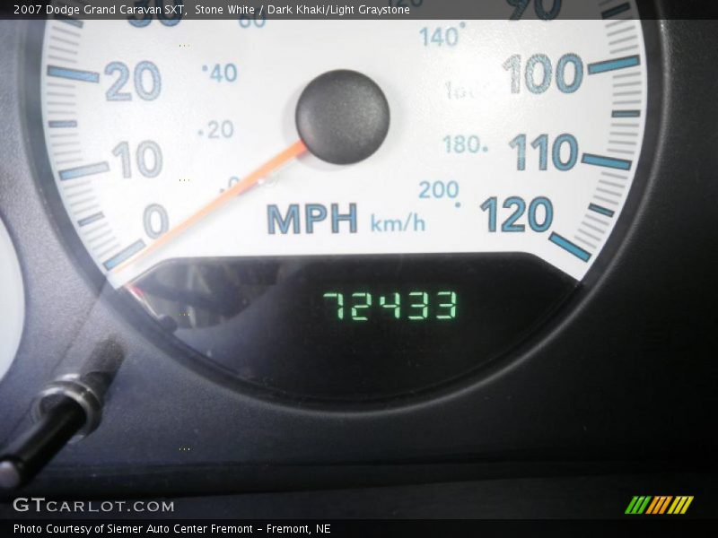 Stone White / Dark Khaki/Light Graystone 2007 Dodge Grand Caravan SXT