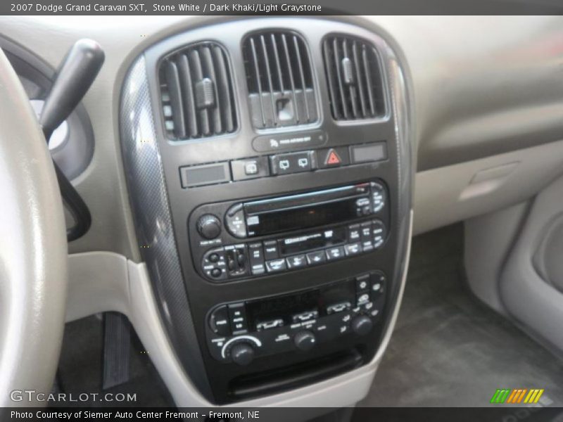 Stone White / Dark Khaki/Light Graystone 2007 Dodge Grand Caravan SXT
