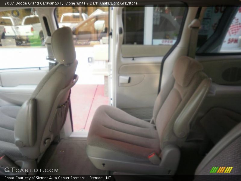 Stone White / Dark Khaki/Light Graystone 2007 Dodge Grand Caravan SXT