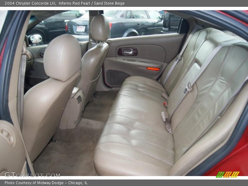 Inferno Red Pearl / Sand Stone Beige 2004 Chrysler Concorde LXi