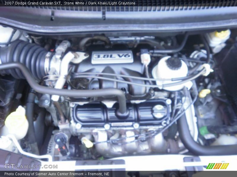 Stone White / Dark Khaki/Light Graystone 2007 Dodge Grand Caravan SXT