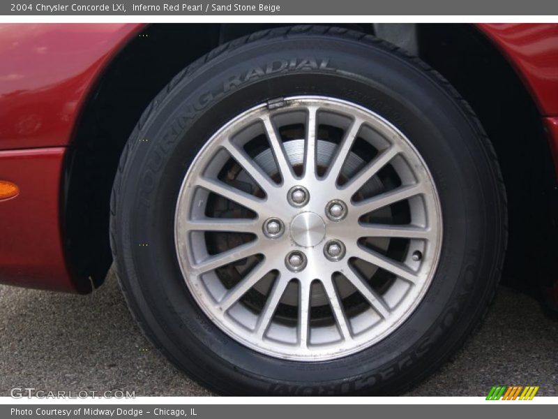 Inferno Red Pearl / Sand Stone Beige 2004 Chrysler Concorde LXi
