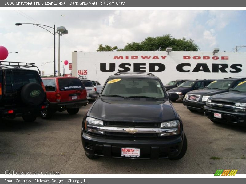 Dark Gray Metallic / Light Gray 2006 Chevrolet TrailBlazer LS 4x4