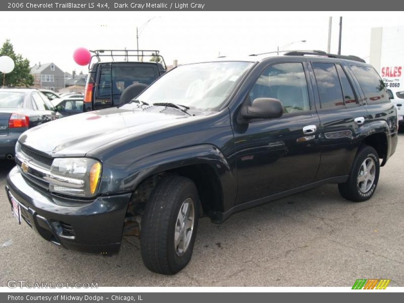 Dark Gray Metallic / Light Gray 2006 Chevrolet TrailBlazer LS 4x4