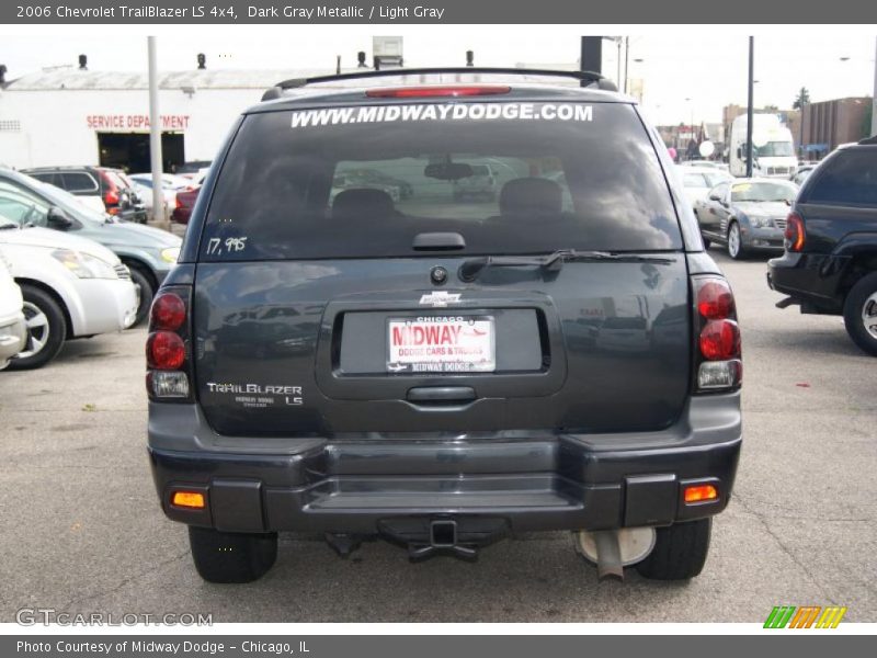 Dark Gray Metallic / Light Gray 2006 Chevrolet TrailBlazer LS 4x4