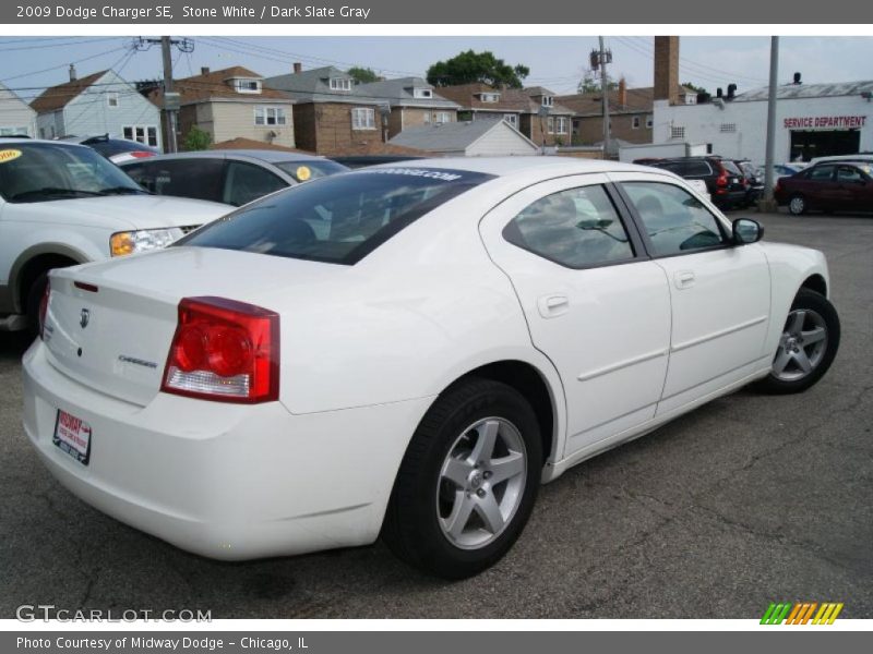Stone White / Dark Slate Gray 2009 Dodge Charger SE