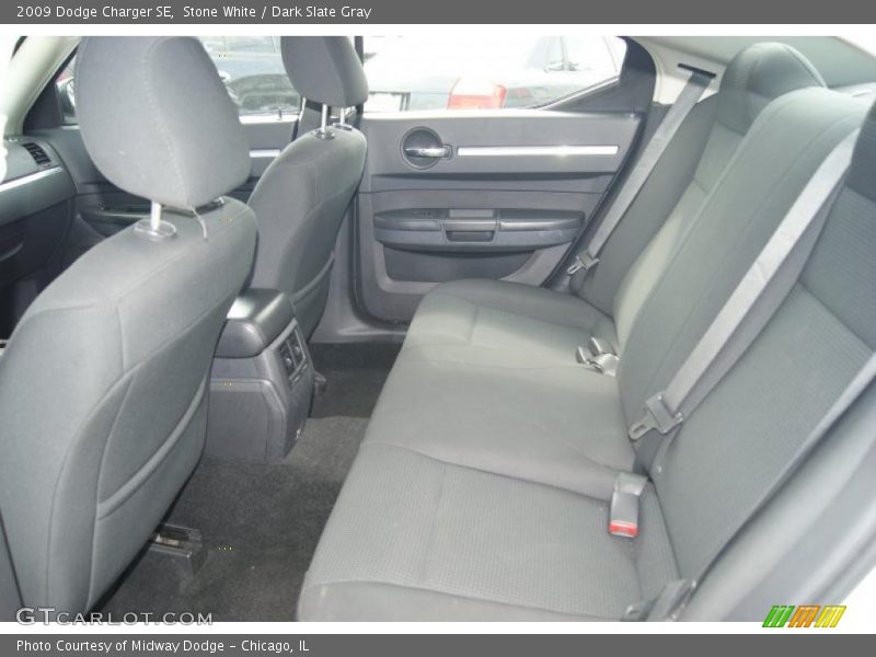 Stone White / Dark Slate Gray 2009 Dodge Charger SE