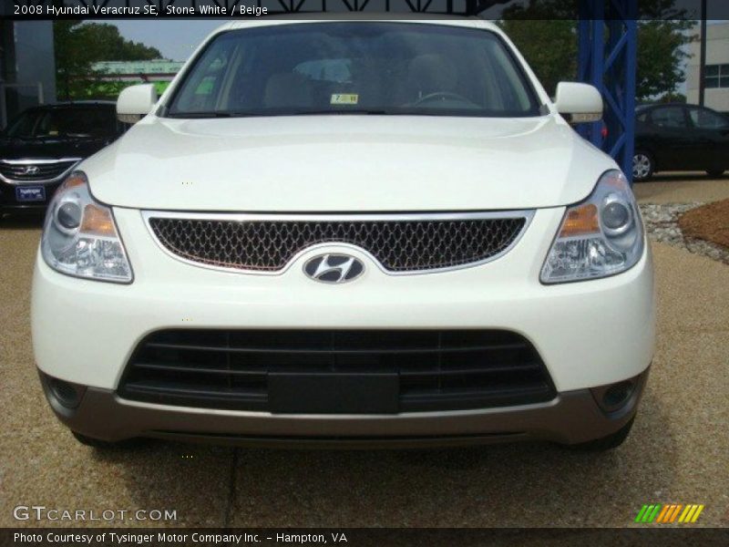 Stone White / Beige 2008 Hyundai Veracruz SE