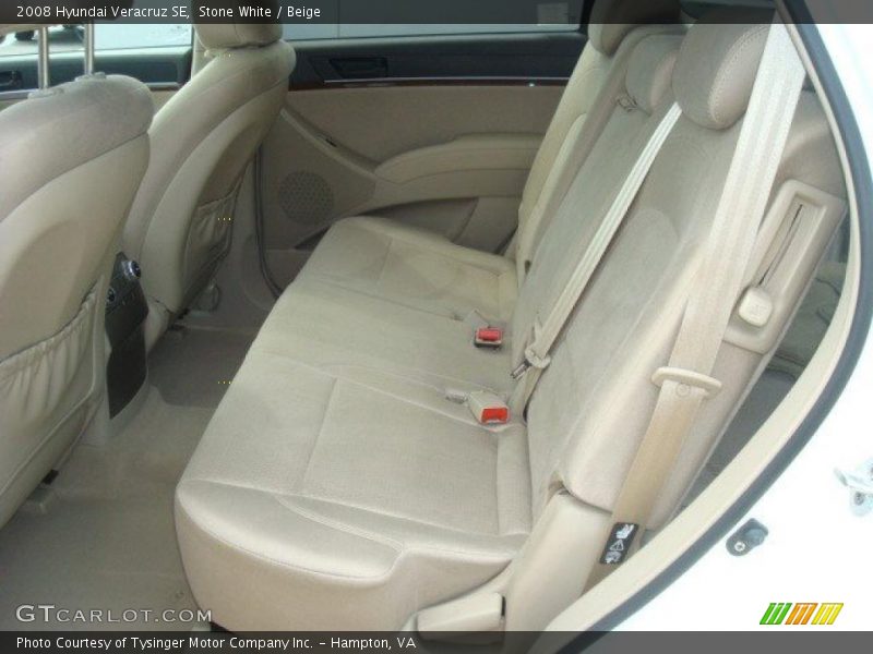 Stone White / Beige 2008 Hyundai Veracruz SE