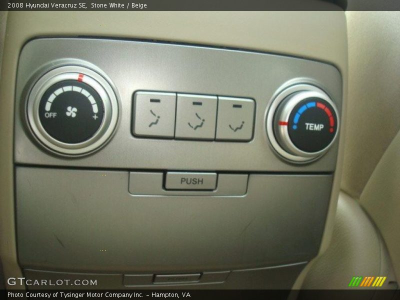 Stone White / Beige 2008 Hyundai Veracruz SE
