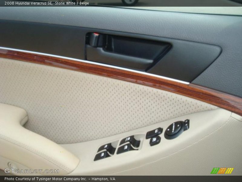 Stone White / Beige 2008 Hyundai Veracruz SE