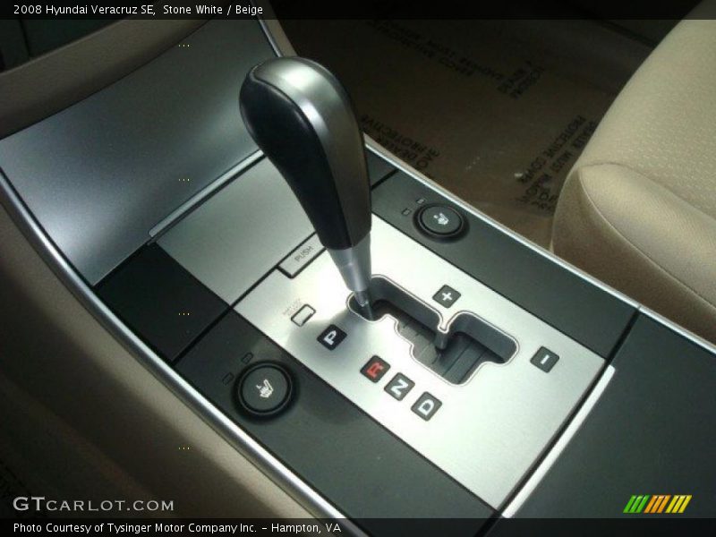 Stone White / Beige 2008 Hyundai Veracruz SE