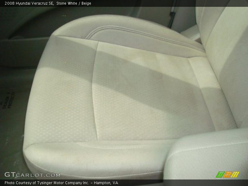 Stone White / Beige 2008 Hyundai Veracruz SE
