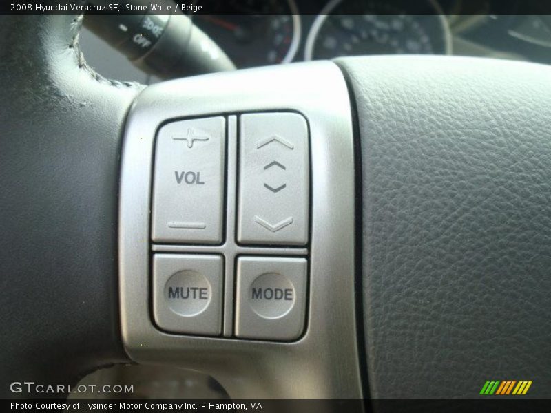 Stone White / Beige 2008 Hyundai Veracruz SE