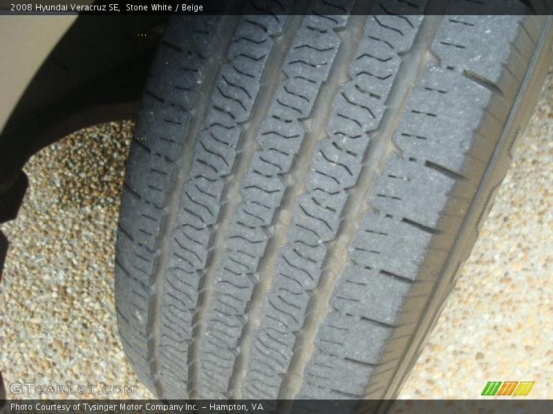 Stone White / Beige 2008 Hyundai Veracruz SE