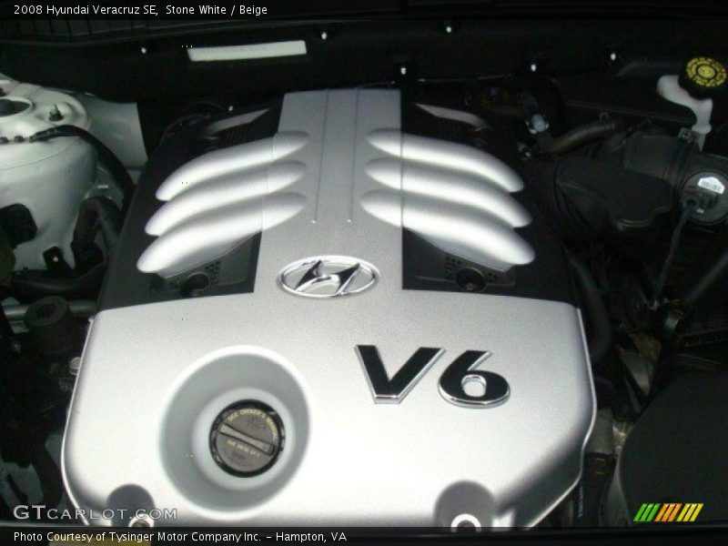 Stone White / Beige 2008 Hyundai Veracruz SE