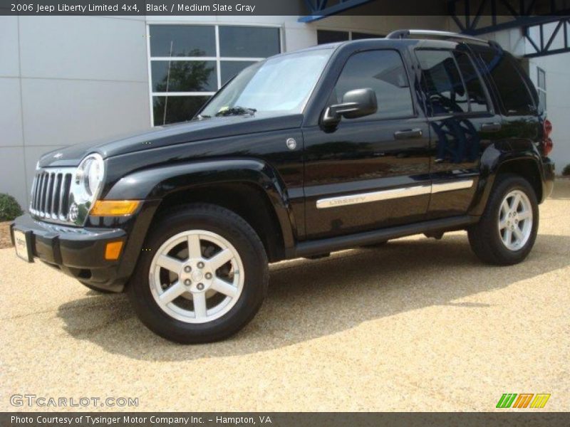 Black / Medium Slate Gray 2006 Jeep Liberty Limited 4x4
