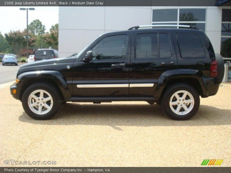 Black / Medium Slate Gray 2006 Jeep Liberty Limited 4x4
