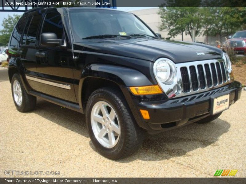 Black / Medium Slate Gray 2006 Jeep Liberty Limited 4x4