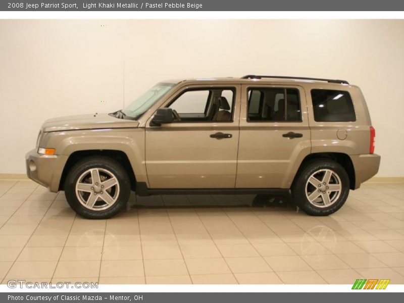 Light Khaki Metallic / Pastel Pebble Beige 2008 Jeep Patriot Sport