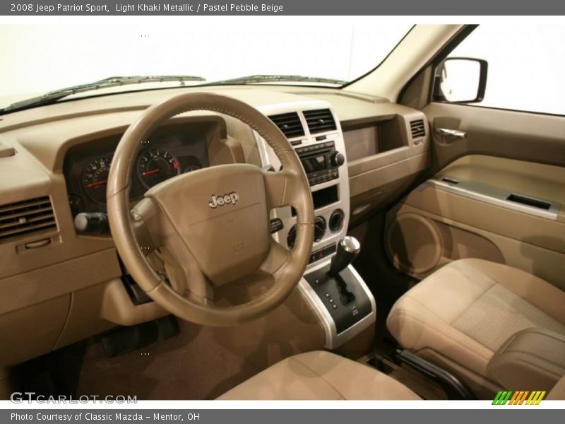 Light Khaki Metallic / Pastel Pebble Beige 2008 Jeep Patriot Sport