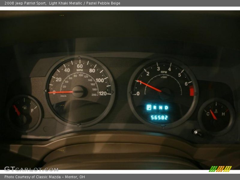 Light Khaki Metallic / Pastel Pebble Beige 2008 Jeep Patriot Sport