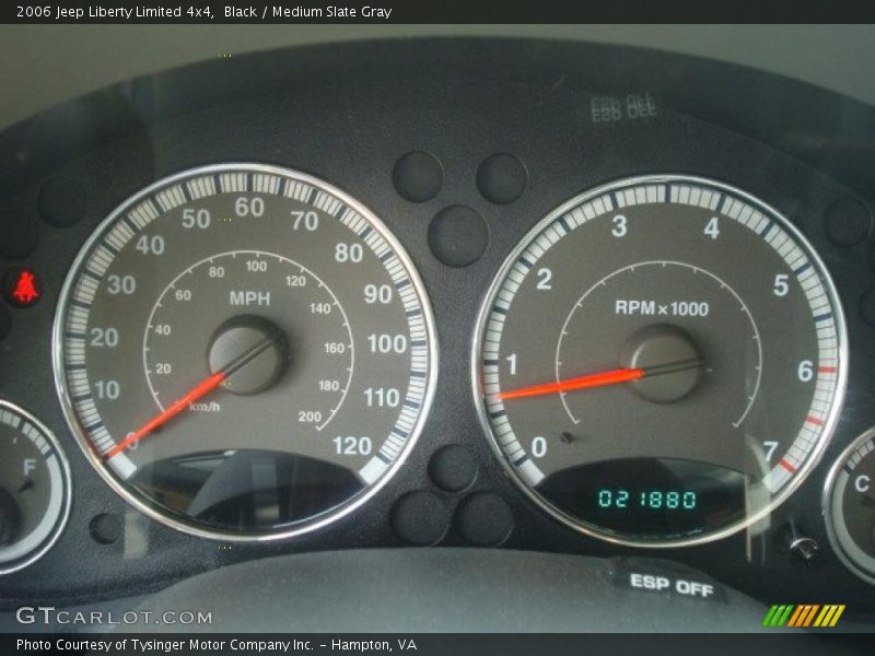 Black / Medium Slate Gray 2006 Jeep Liberty Limited 4x4