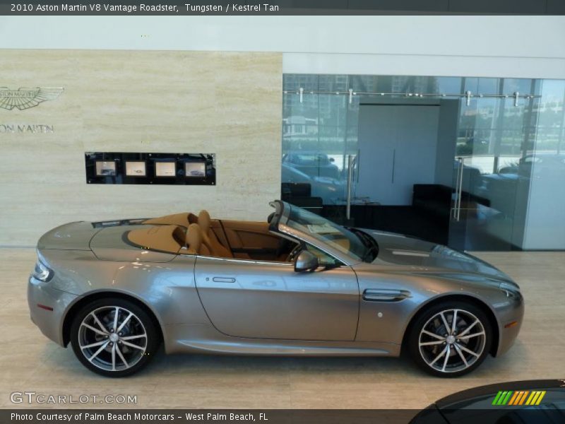 Tungsten / Kestrel Tan 2010 Aston Martin V8 Vantage Roadster