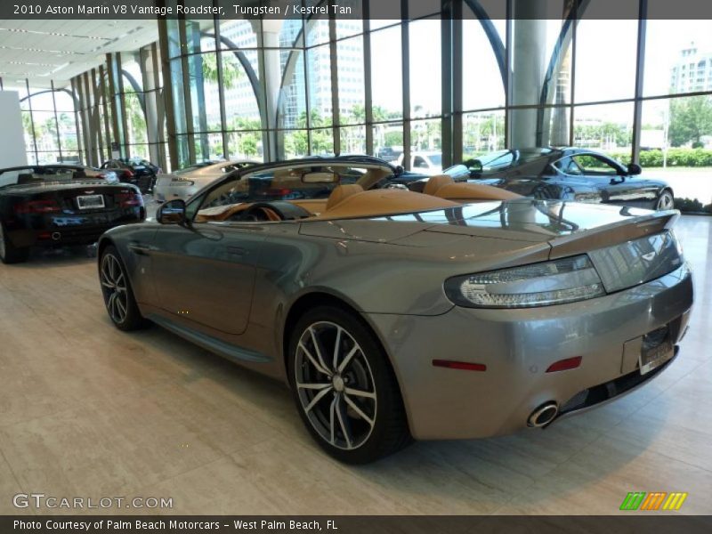 Tungsten / Kestrel Tan 2010 Aston Martin V8 Vantage Roadster