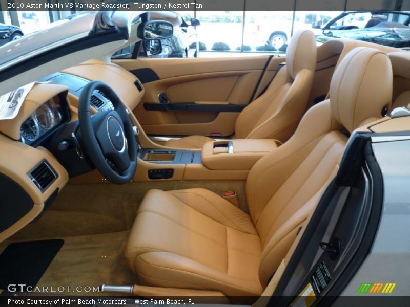 Tungsten / Kestrel Tan 2010 Aston Martin V8 Vantage Roadster
