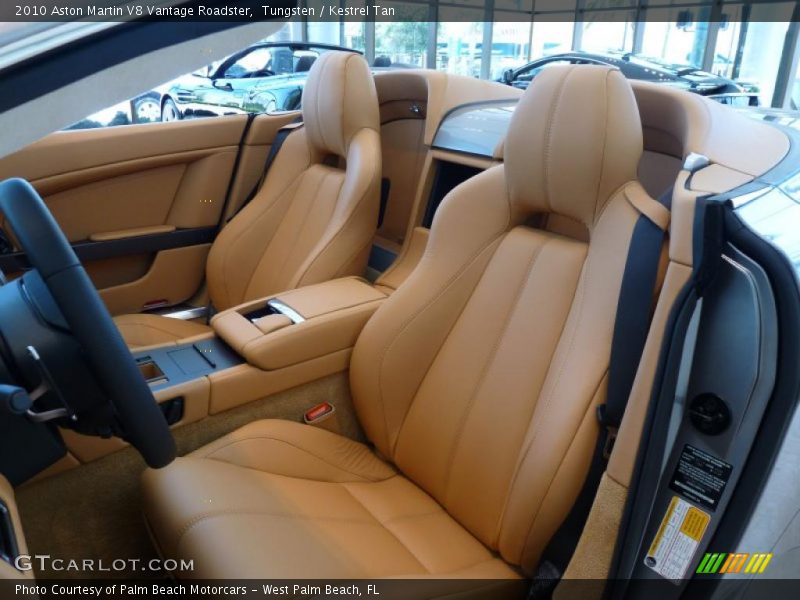 Tungsten / Kestrel Tan 2010 Aston Martin V8 Vantage Roadster