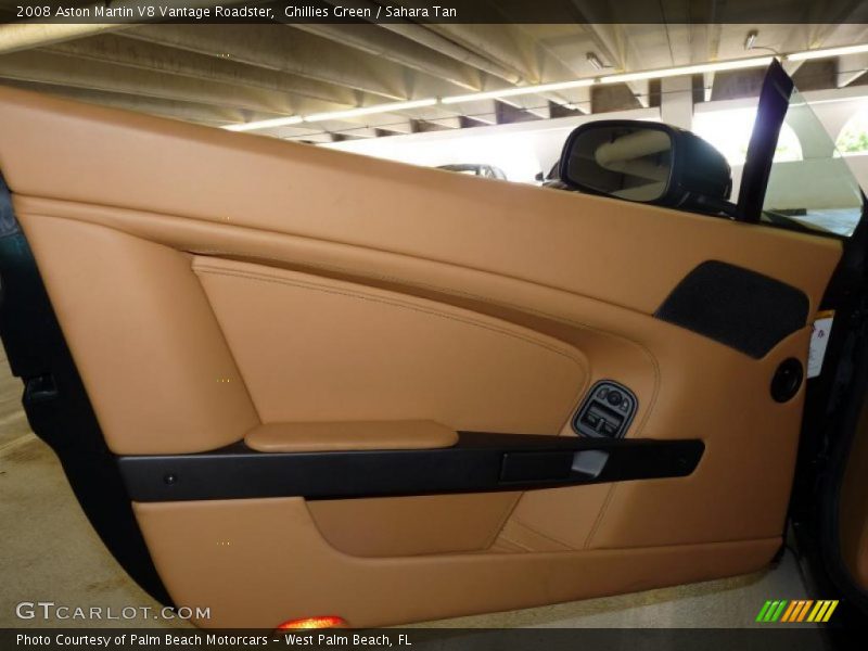 Ghillies Green / Sahara Tan 2008 Aston Martin V8 Vantage Roadster