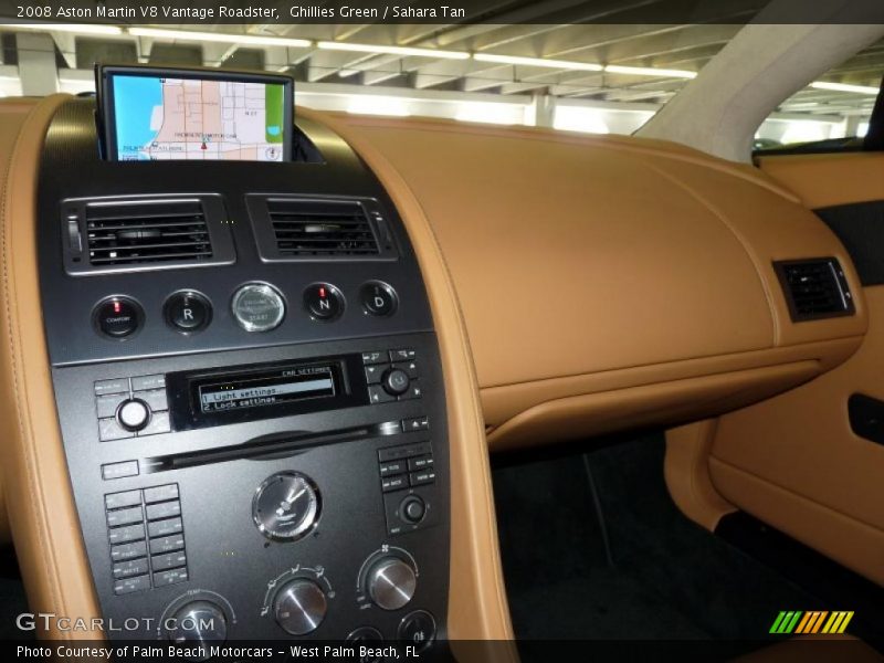 Ghillies Green / Sahara Tan 2008 Aston Martin V8 Vantage Roadster