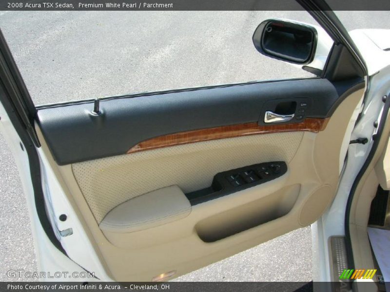 Premium White Pearl / Parchment 2008 Acura TSX Sedan