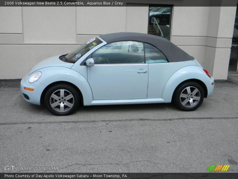 Aquarius Blue / Grey 2006 Volkswagen New Beetle 2.5 Convertible