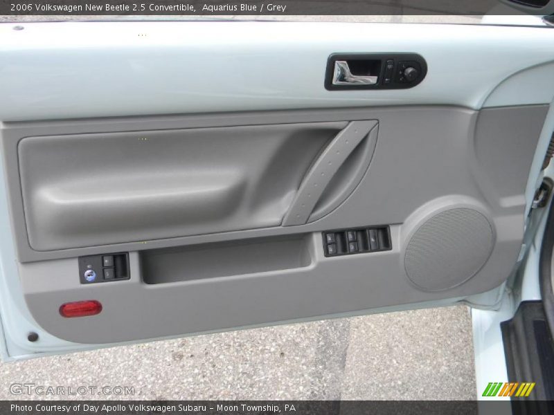 Aquarius Blue / Grey 2006 Volkswagen New Beetle 2.5 Convertible