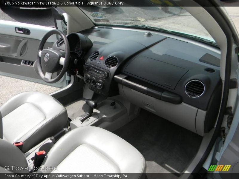 Aquarius Blue / Grey 2006 Volkswagen New Beetle 2.5 Convertible