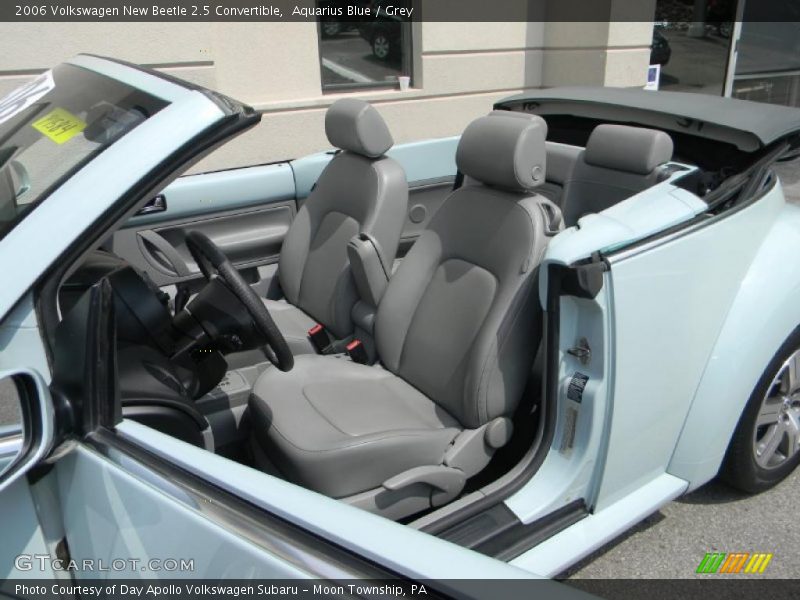 Aquarius Blue / Grey 2006 Volkswagen New Beetle 2.5 Convertible